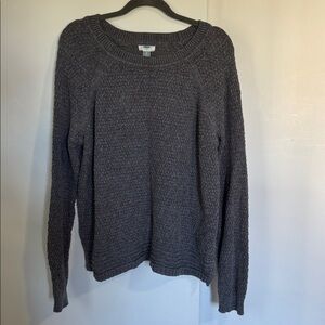 Old Navy Heather Gray Knit Sweater